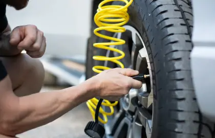Wie hoch sollte der Reifendruck Ihres Fahrzeugs sein?